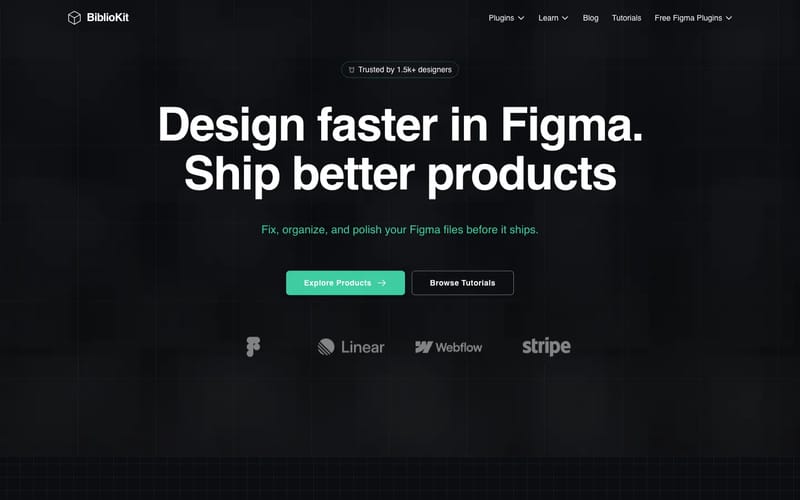 Figma Workflow Automation & Design System Tools | BiblioKit