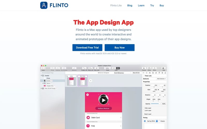 Flinto – The App Design App