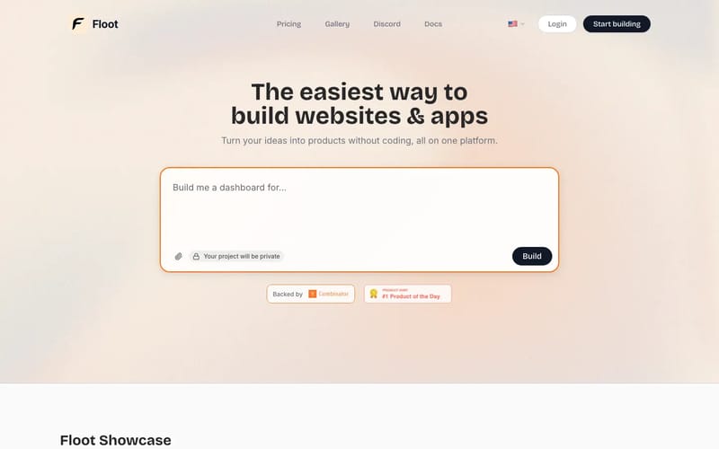 Floot - The easiest way to build websites & apps