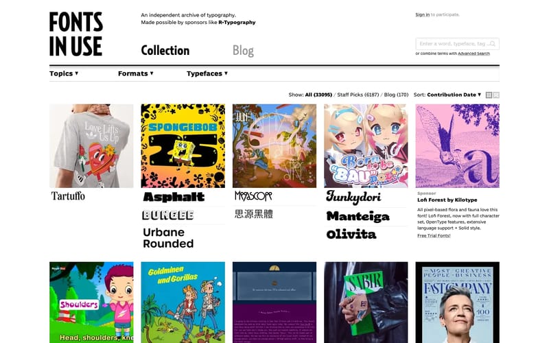 Fonts In Use - Fonts In Use