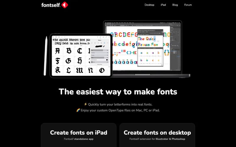 Fontself - The Easiest Way to Make Fonts