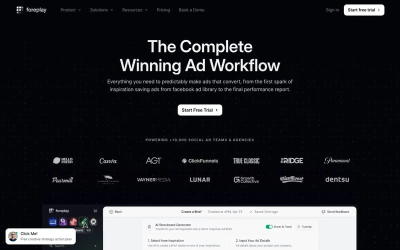 Foreplay | The Complete Winning Ad Workflow - Save ads from Ad Libraries