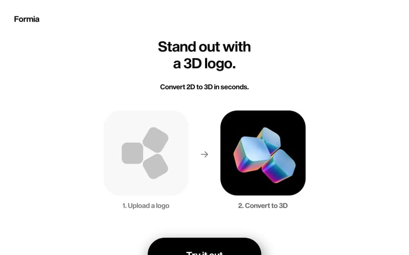 Formia - 2D to 3D Logo Maker