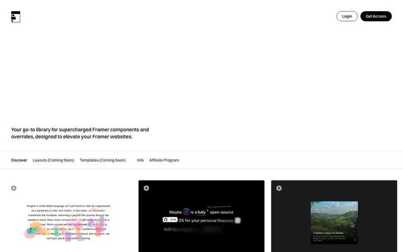 Framercrafts - Ultimate Framer Component Library