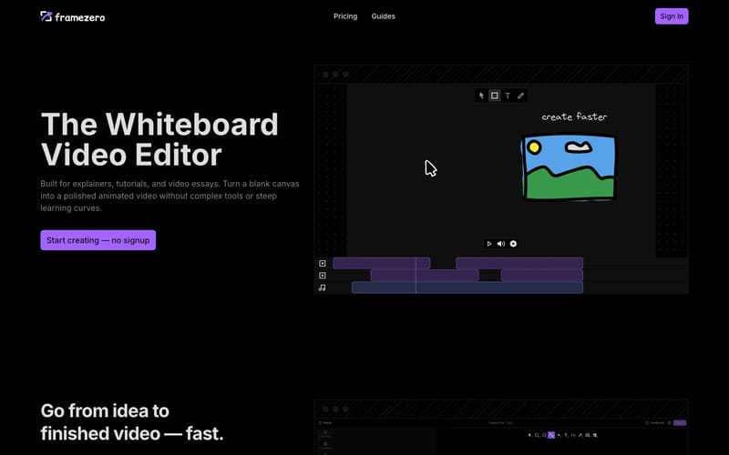 FrameZero | Sketch. Animate. Share