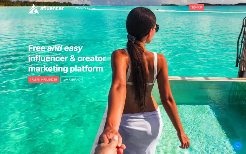 Free Influencer Marketing Platform | Afluencer