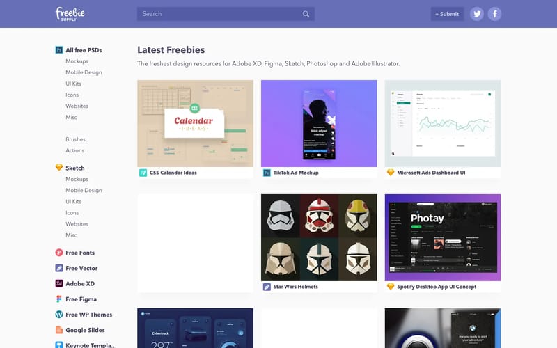 Freebie Supply - Free Resources For Designers