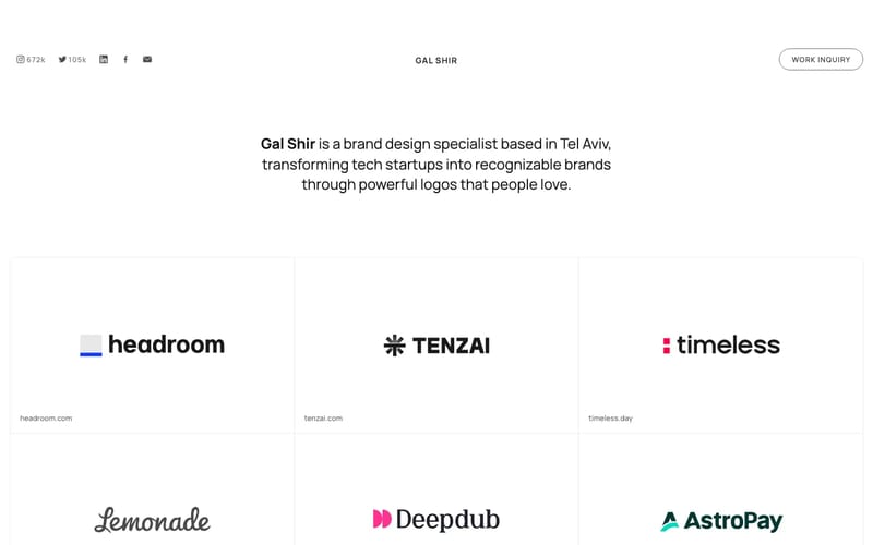 Gal Shir | Visual Identity Design