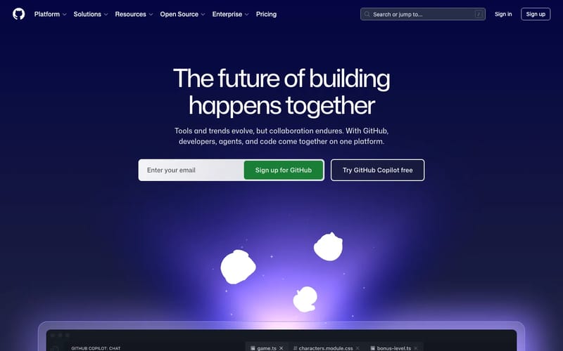 GitHub · Change is constant. GitHub keeps you ahead. · GitHub
