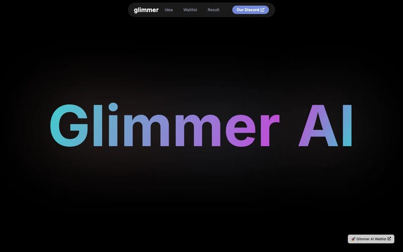 Glimmer - AI-powered presentation magic