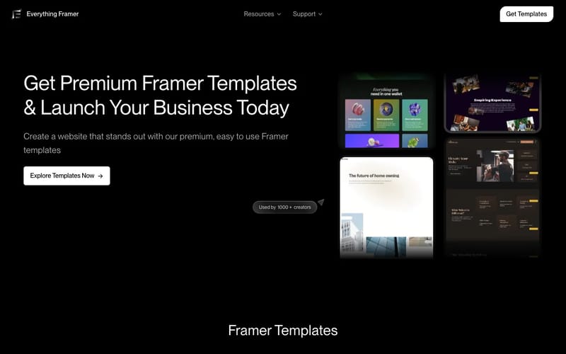 Goodspeed I Framer Templates I Premium Framer Templates