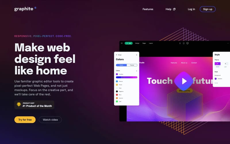 Graphite - nextgen editor for web designers
