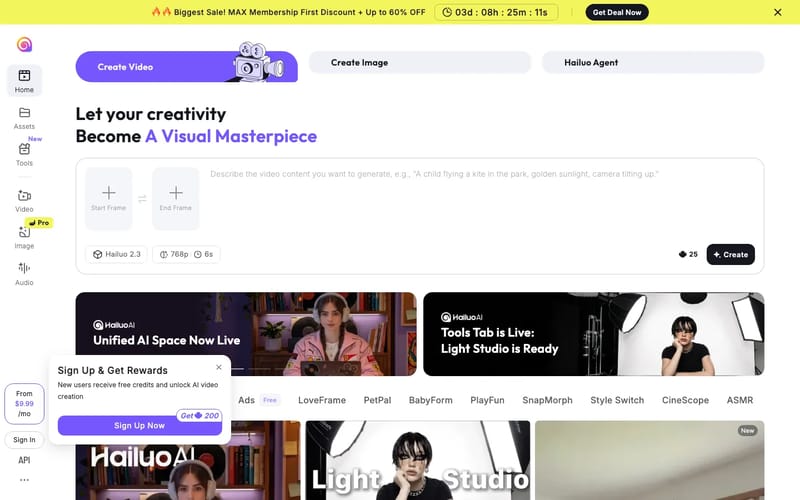Hailuo AI: AI Video Generator from Text & Image