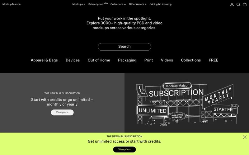 High-quality Mockups with real Photography, no CGI – Mockup.Maison