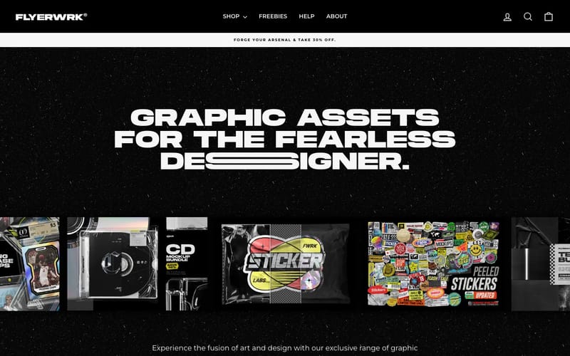 High quality textures and templates - flyerwrk