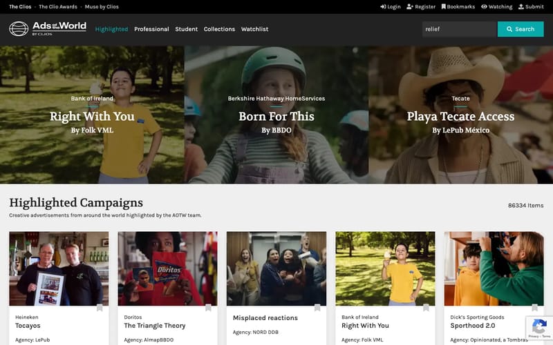 Highlighted Campaigns • Ads of the World™ | Part of The Clio Network