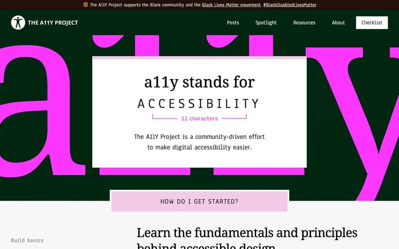 Home - The A11Y Project