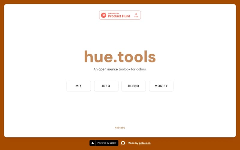 Hue.tools