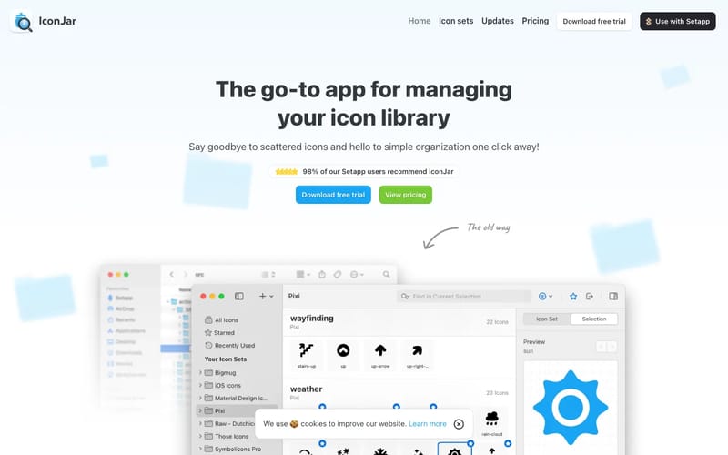 IconJar • Your icon organizer for macOS
