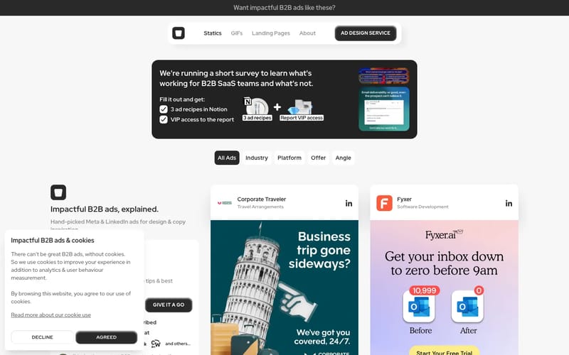 Impactful B2B SaaS ads, explained — Adfolio
