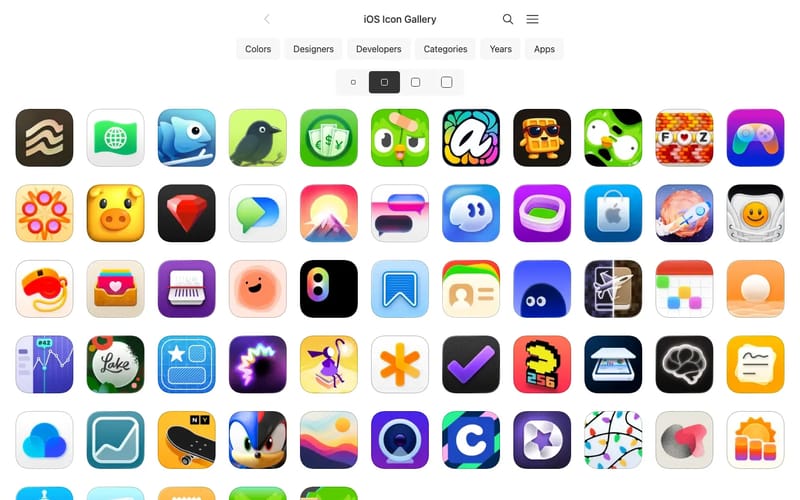 iOS Icon Gallery