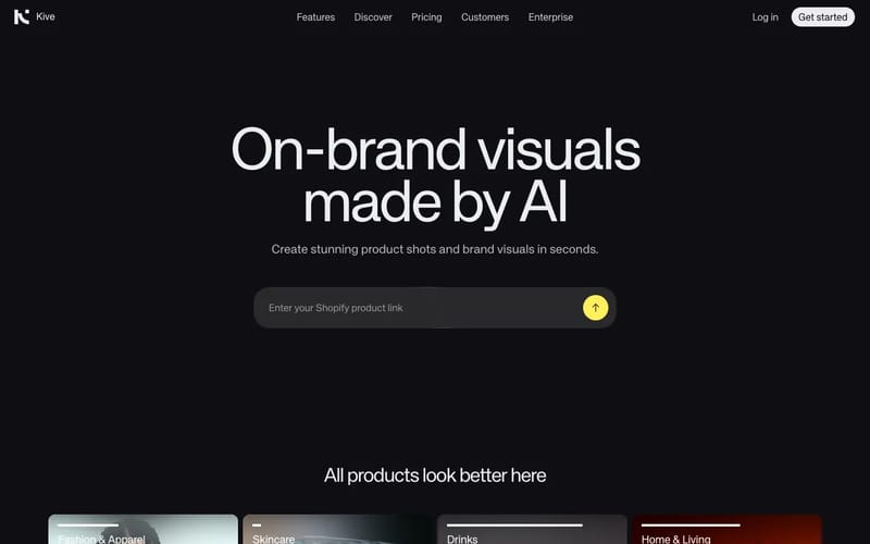 Kive - AI Product Photography for Consumer Brands