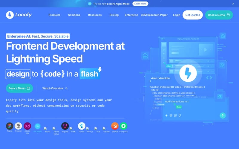 Locofy.ai - Design to Code with AI - frontend development in a flash