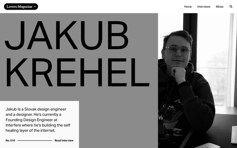 Lovers Magazine: Design Stories by SPACES