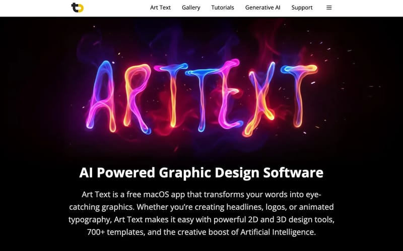 macOS App for Text Design and Lettering