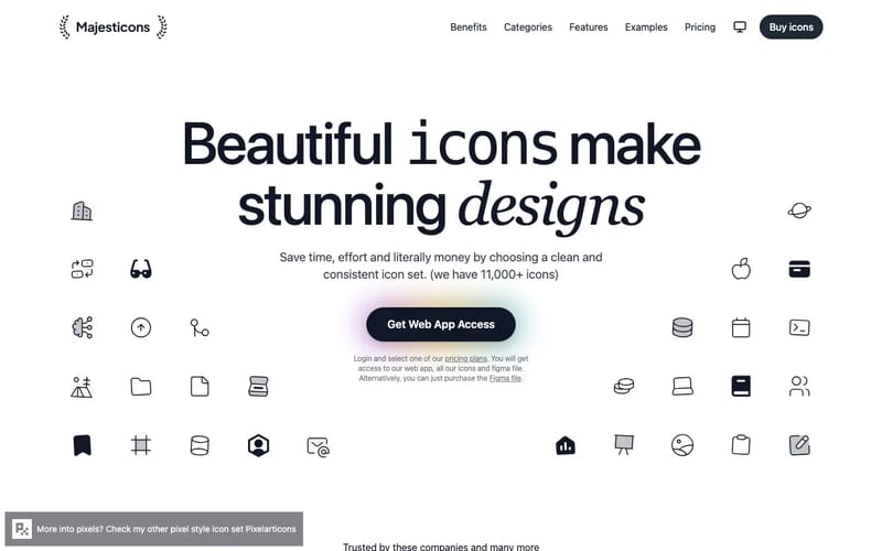Majesticons — Beautiful icons make stunning designs - Homepage