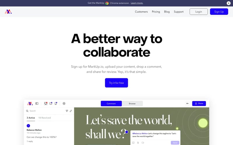 Markup.io: Easiest Way to Leave Feedback on Digital Content - Markup.io