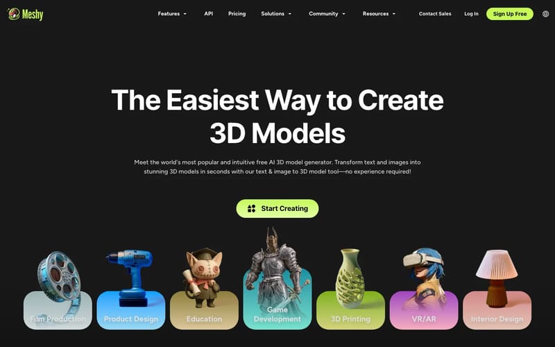 Meshy AI - The #1 AI 3D Model Generator