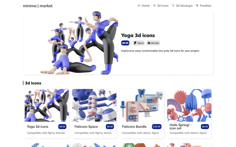 minima | market - Home