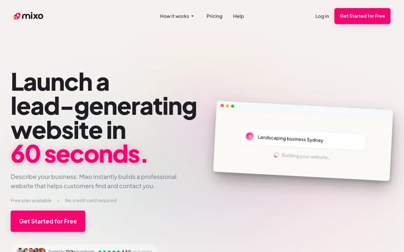Mixo | AI Website Builder for Small Business