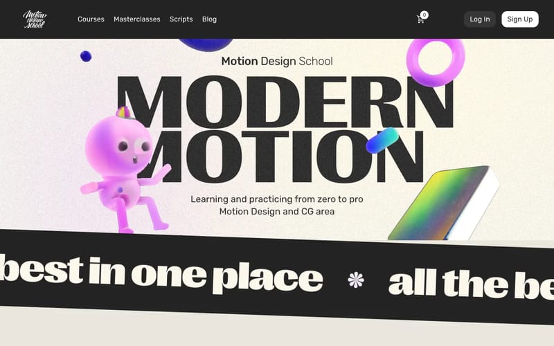 Motion Design School - Online Animation Courses for Designers