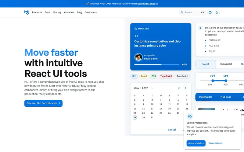 MUI: The React component library you always wanted