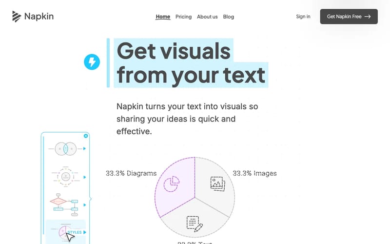 Napkin AI - The visual AI for business storytelling