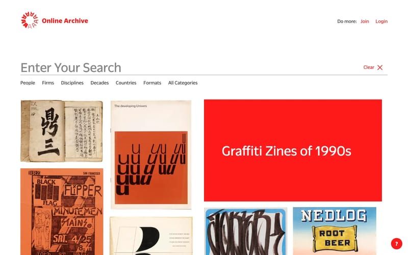 Online Archive at Letterform Archive