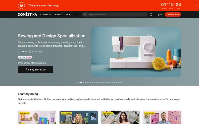 Online courses for creative professionals | Domestika