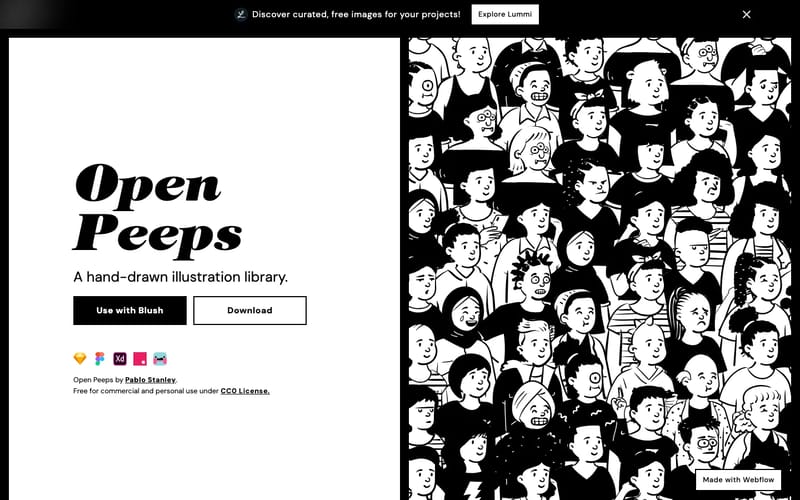 Open Peeps, Hand-Drawn Illustration Library