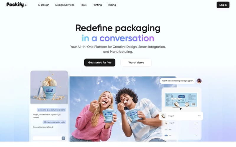 Packify - The First AI Packaging Design Agent