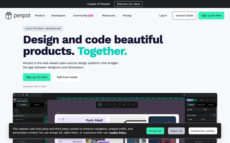 Penpot: The Design platform for Design & Code Collaboration