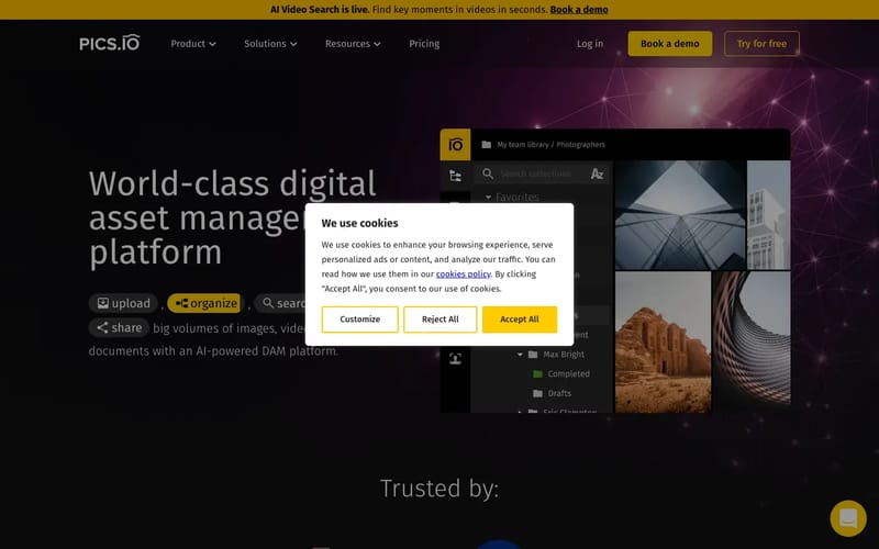 Pics.io – Powerful and Intuitive Digital Asset Management Platform