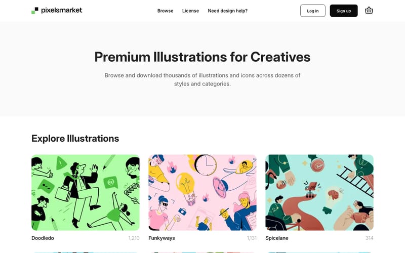 Pixels Market | High-Quality Design Assets for Every Project