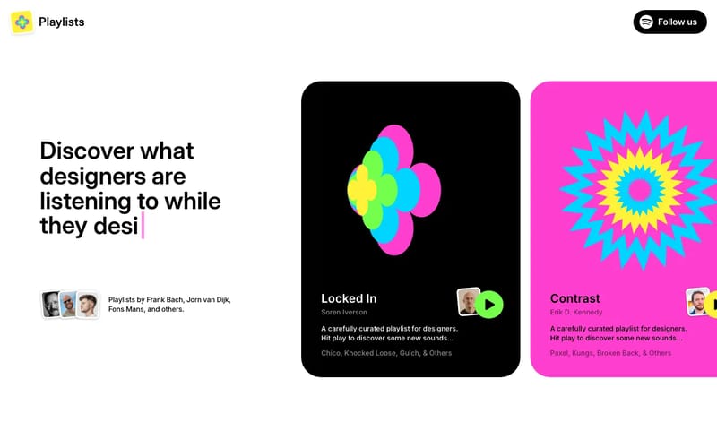 Playlists — What designers listen to