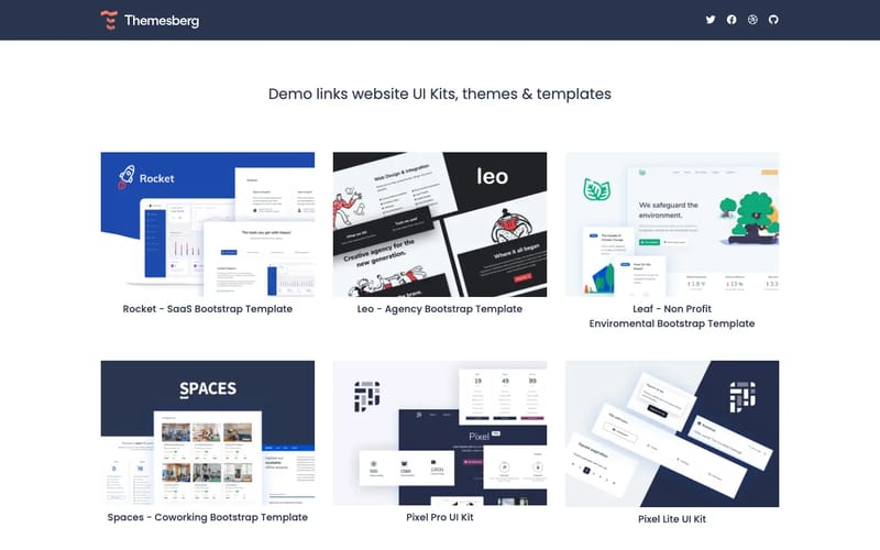 Professional Web UI Kits and Templates @ Themesberg