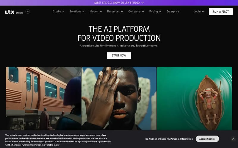 The Creative Studio for AI Video Production | LTX