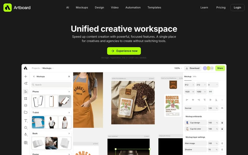 Unified creative workspace