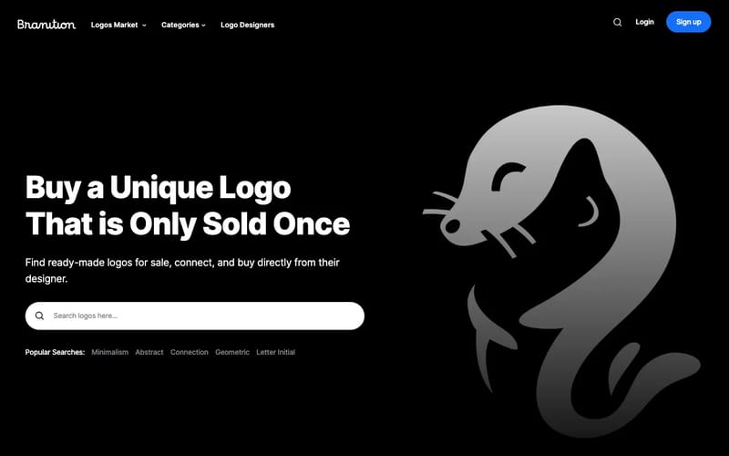 Unique Ready-Made Logos for Sale (Sold Once) - Branition