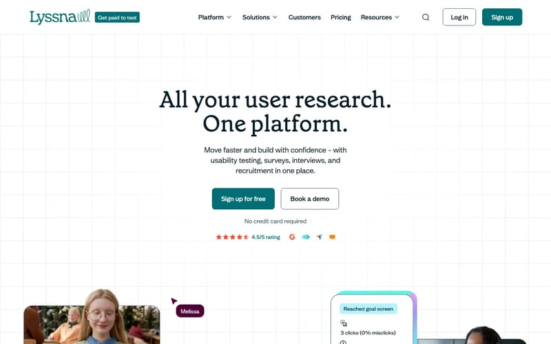User Research & Usability Testing Platform | Lyssna
